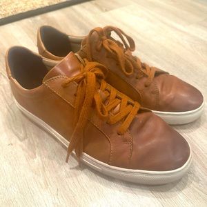 Banana Republic brown leather sneakers